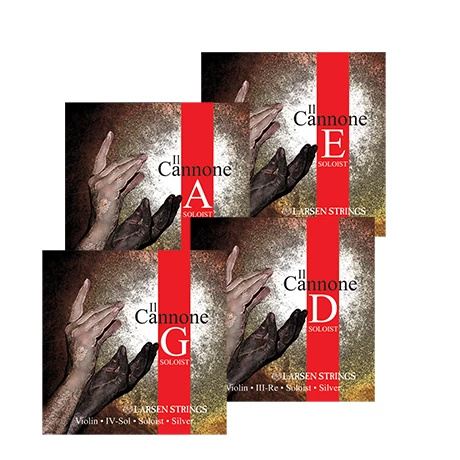 IL CANNONE WARM & BROAD SOLOIST Violin Strings SET By Larsen 1 IL CANNONE WARM & BROAD SOLOIST Violin Strings SET By Larsen