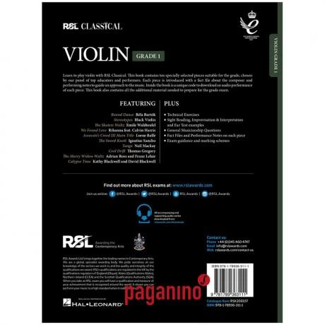RSL Classical Violin - Grade 1 (+Online Audio) 2 RSL Classical Violin - Grade 1 (+Online Audio) - Image 2
