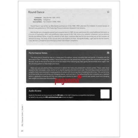 RSL Classical Violin - Grade 1 (+Online Audio) 4 RSL Classical Violin - Grade 1 (+Online Audio) - Image 4