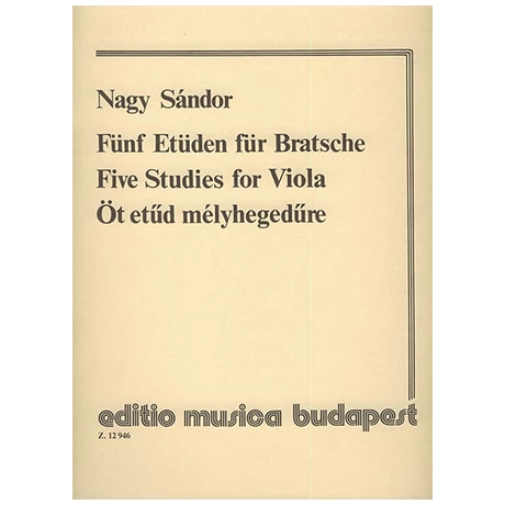Nagy, S.: 5 Etüden 1 Nagy, S.: 5 Etüden