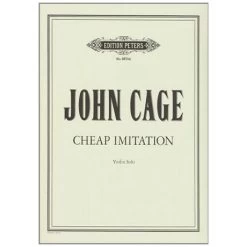 Cage, J.: Cheap Imitation