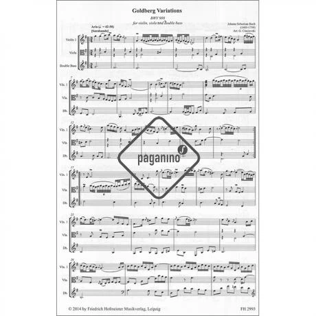 Bach, J. S.: Goldberg – Variationen 2 Bach, J. S.: Goldberg – Variationen - Image 2