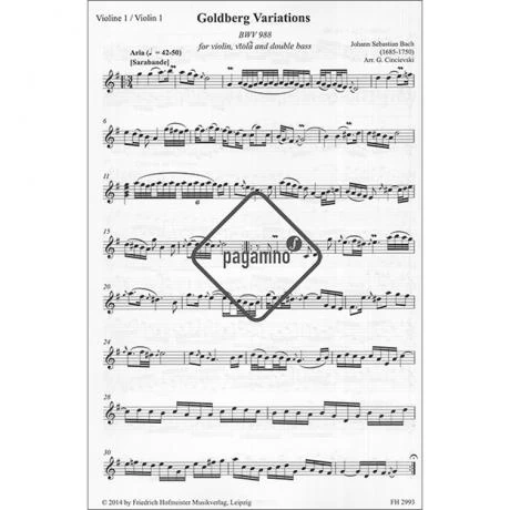 Bach, J. S.: Goldberg – Variationen 3 Bach, J. S.: Goldberg – Variationen - Image 3
