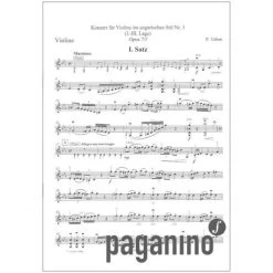 Taban, P.: Violinkonzert Im Ungarischen Stil Nr. 1 Op. 7/f -Virtuoso Strings Outlet Store 34b9fbbcfc7abe84183614b7cd48151e 912720 5