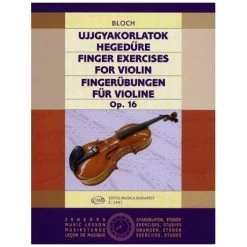 Bloch, J.: Fingerübungen Op.16
