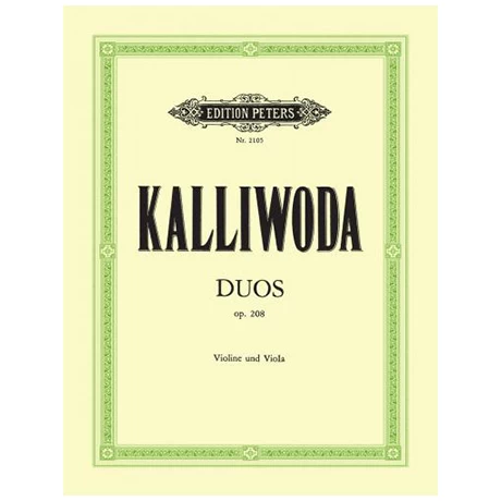 Kalliwoda, J.W.: 2 Duos Op. 208 1 Kalliwoda, J.W.: 2 Duos Op. 208