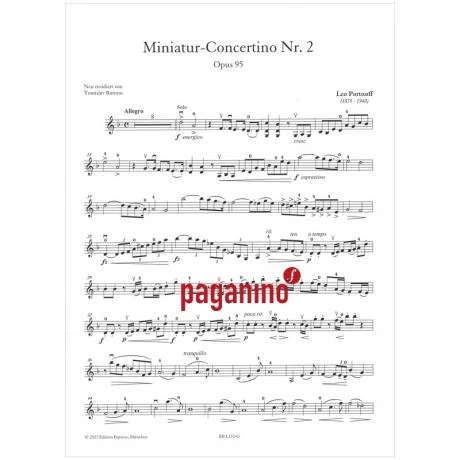 Portnoff, L.: Miniatur-Concertino Nr. 2 D-moll Op. 95 2 Portnoff, L.: Miniatur-Concertino Nr. 2 D-moll Op. 95 - Image 2