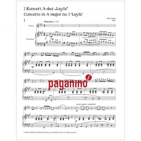Iwan, E.: Concerto In A Major No. 1 »Layla« 2 Iwan, E.: Concerto In A Major No. 1 »Layla« - Image 2