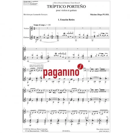 Pujol, M. D.: Triptico Porteño 2 Pujol, M. D.: Triptico Porteño - Image 2