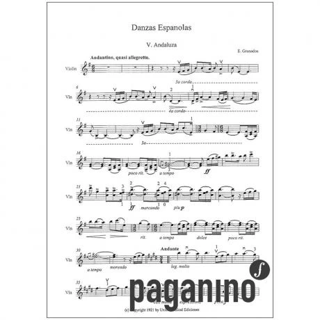 Granados, E.: Andaluza – Danza Espagnola Nr. 5 2 Granados, E.: Andaluza – Danza Espagnola Nr. 5 - Image 2