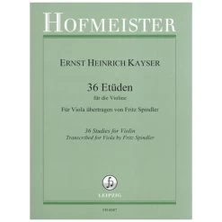 Kayser, R.: 36 Etüden
