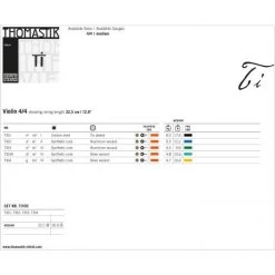 TI Violin String SET By Thomastik-Infeld -Virtuoso Strings Outlet Store 78fe08096f4d1f96e1839efed0bd0b3e 169210 string colours