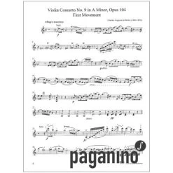 Bériot, Ch. D.: Violinkonzert Nr. 9 Op. 104 A-Moll 1. Satz (+DVD) -Virtuoso Strings Outlet Store 806183c08d8b18170f567b0a6b339264 914137 2