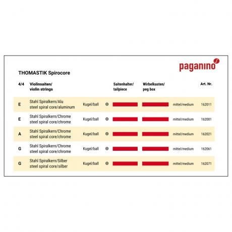 SPIROCORE Violin String A By Thomastik-Infeld 2 SPIROCORE Violin String A By Thomastik-Infeld - Image 2