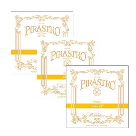 GOLD Violin Strings A-D-G By Pirastro 1 GOLD Violin Strings A-D-G By Pirastro