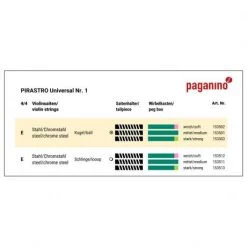 UNIVERSAL No. 1 Violin String E By Pirastro -Virtuoso Strings Outlet Store bfef372f04a9cbdcdcc5fccf5124c898 farben pirastro universal nr1 geigensaiten