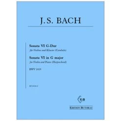 Bach, J. S.: Sonate VI BWV 1019 G-Dur