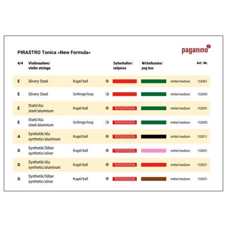 TONICA »NEW FORMULA« Violin String E By Pirastro 2 TONICA »NEW FORMULA« Violin String E By Pirastro - Image 2