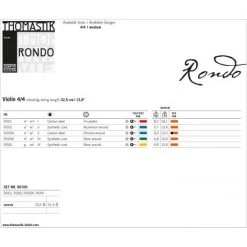 RONDO Violin String SET By Thomastik-Infeld -Virtuoso Strings Outlet Store db73fbec9f2e7c4b548489dd5cd24379 169110 stringcolor
