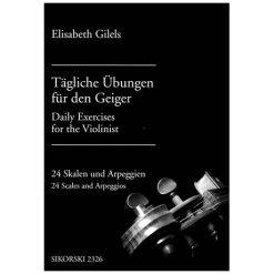 Gilels, E.: Tägliche Übungen Für Den Geiger
