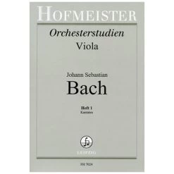 Spindler, F.: Bachstudien Für Viola Heft 1: Kantaten