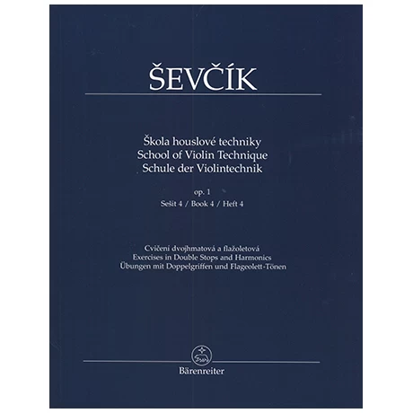 Sevcik, O.: Schule Der Violintechnik Op. 1 Band 4 1 Sevcik, O.: Schule Der Violintechnik Op. 1 Band 4